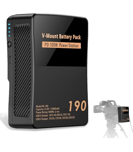 Amazon.com : IDX DUO-C150 14.4V 143Wh V-Mount High-Load Lithium